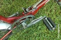 close up of separating parts