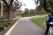 bike path in adelaide green belt