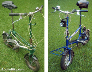 first and second generation bootie bicycles for comparison