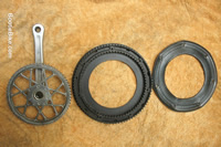belt wheel in parts