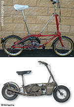 comparison of early dahon with wartime welbike