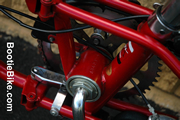 bottom bracket and frame release catch
