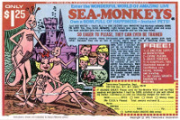 old magazine ad for sea monkeys