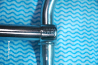 brand name etched on handlebar stem