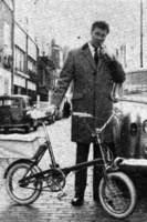 period photo of max bygraves with raleigh rsw