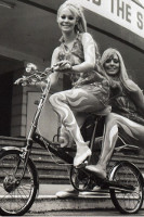 body painted models on moultons earls court show 1967