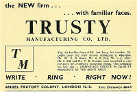 trade ad for new Trusty firm